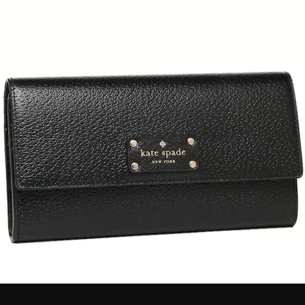 Kate Spade Wellesley Jean Black Wallet NWT